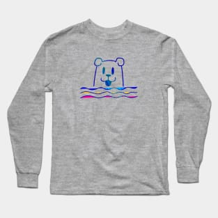 Swimming Dog Long Sleeve T-Shirt